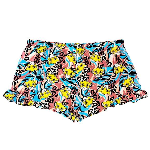 Disney The Lion King Ruffle Sleep Shorts Size 2X - Picture 2 of 5
